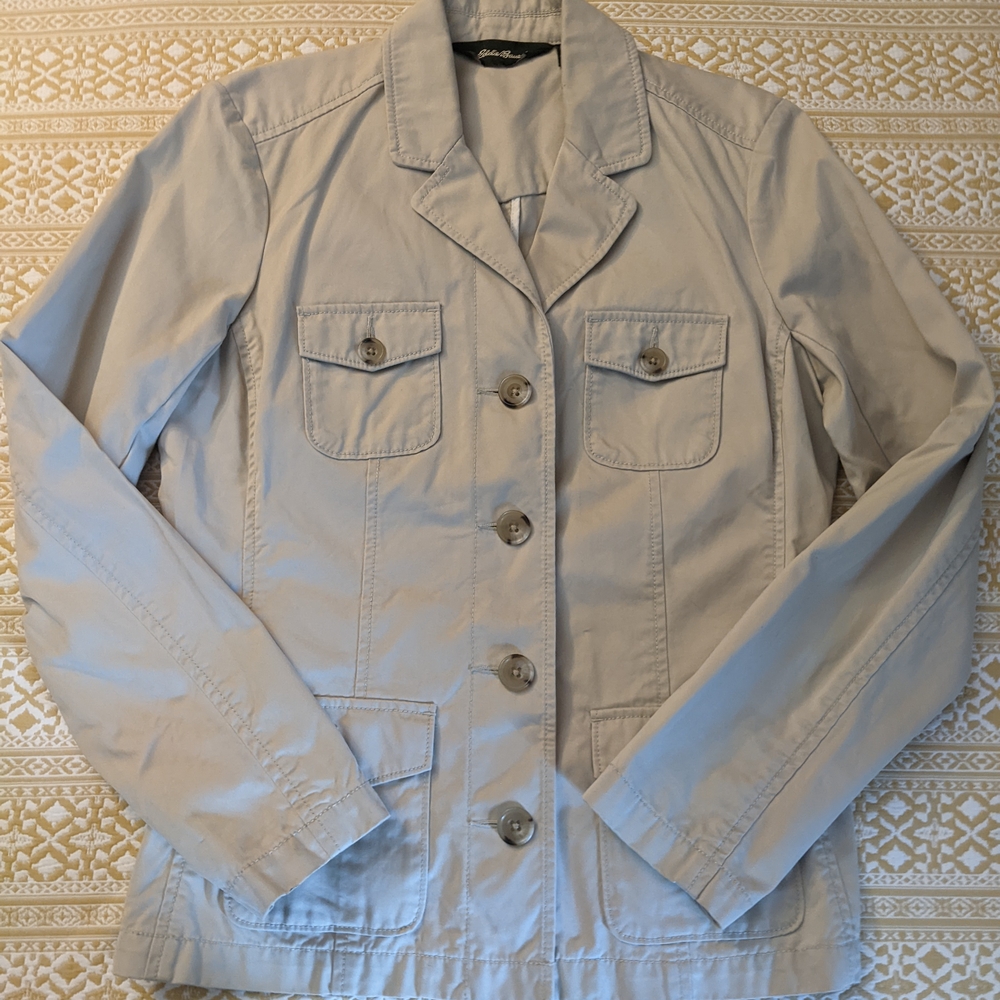 Eddie Bauer Light Tan Utility Jacket